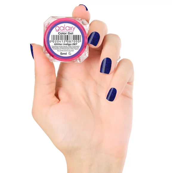 Color Gel GALAXY Glitter Indigo 5ml