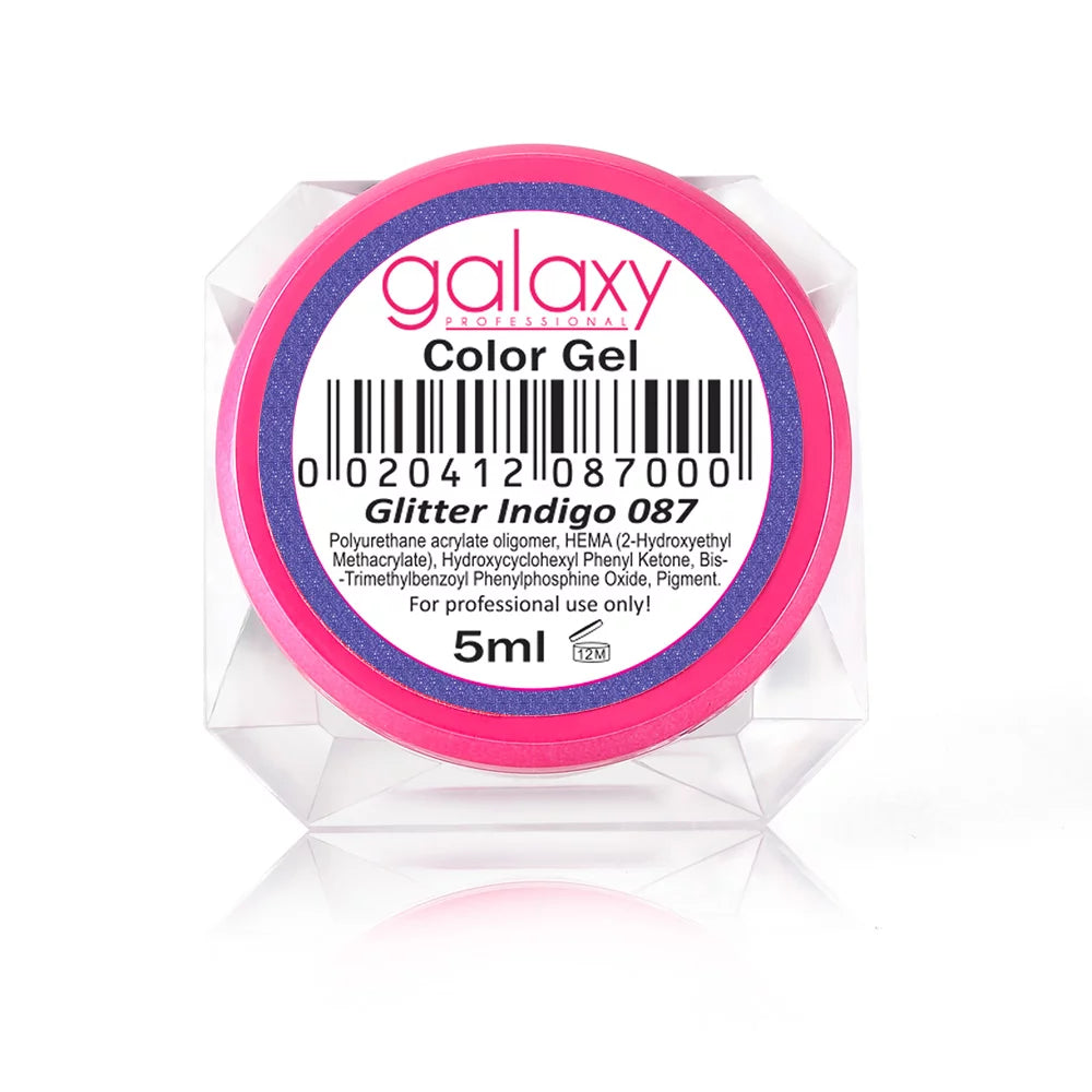 Color Gel GALAXY Glitter Indigo 5ml