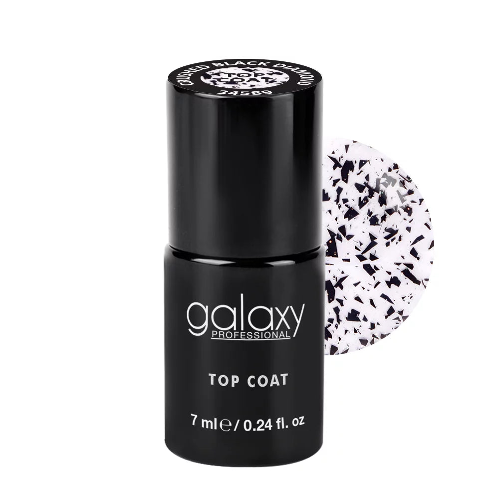 Galaxy Top Coat CRUSHED BLACK DIAMOND 7ml
