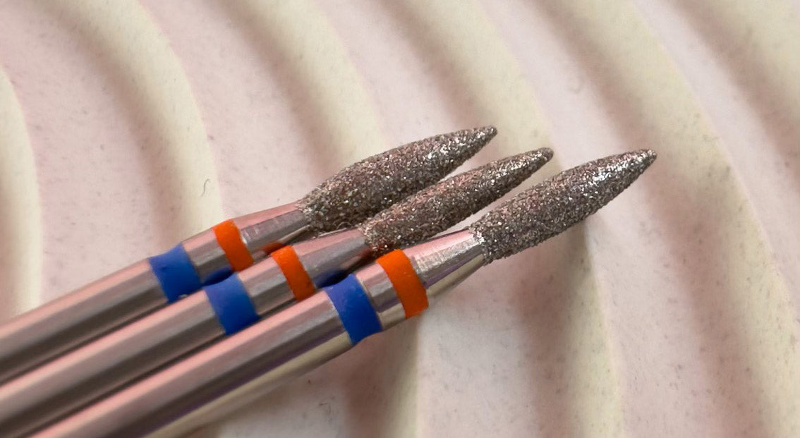 Twin-type diamond nail drill bits – Micro Burs Company